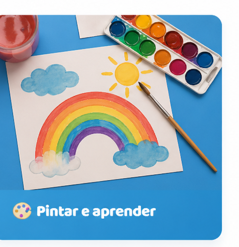 Pintar e aprender